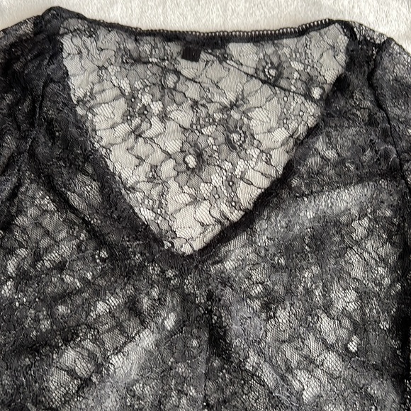 NWOT Widow Midnight Hour Victorian Blouse Top Black Size Small - Picture 12 of 14